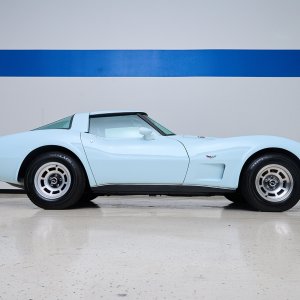 1979 Corvette L82 in Corvette Light Blue