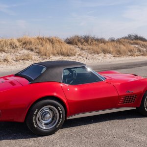 1972 Corvette Convertible LT-1 4-Speed in Mille Miglia Red