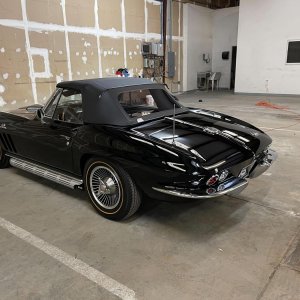 1966 Corvette Convertible L72 427/425 4-Speed in Tuxedo Black