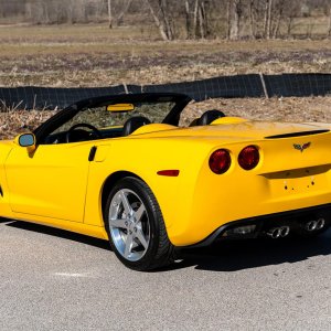 2005 Corvette Convertible in Millennium Yellow