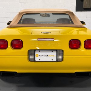 1992 Corvette Convertible 6-Speed in Yellow
