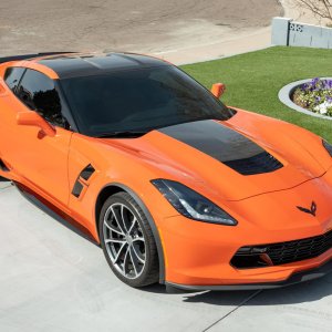 2018 Corvette Grand Sport Coupe in Sebring Orange Metallic