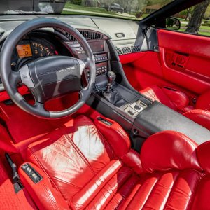 1990 Corvette ZR-1 - Black with Red Interior