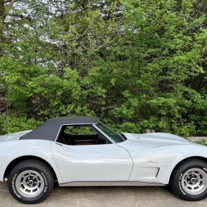 1973 Corvette Convertible L-82 in Classic White