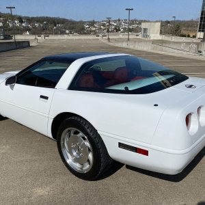 1996 Corvette Coupe in Arctic White