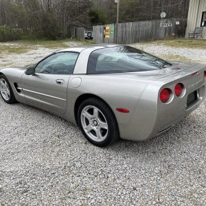 1999 Corvette Coupe in Light Pewter Metallic