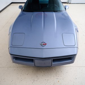 1990 Corvette Coupe in Steel Blue Metallic