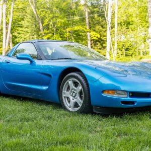 1998 Corvette Coupe in Nassau Blue Metallic