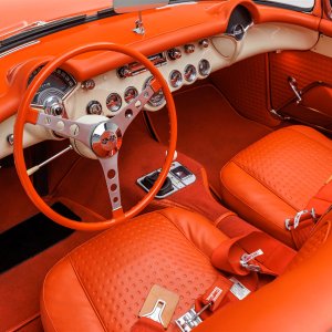 1956 Corvette 4-Speed in Venetian Red