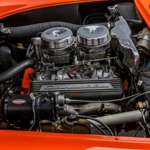 1956 Corvette 4-Speed in Venetian Red