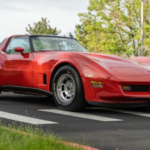 1980 Corvette in Red