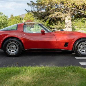 1980 Corvette in Red