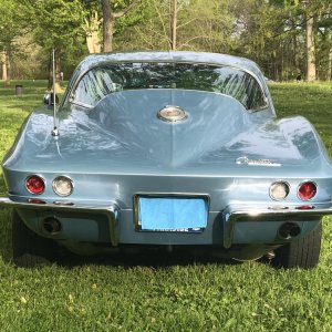 1964 Corvette Coupe 327/300 4-Speed in Silver Blue