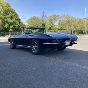 1965 Corvette Convertible 396 4-Speed in Tuxedo Black