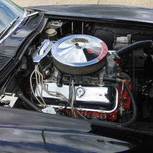 1965 Corvette Convertible 396 4-Speed in Tuxedo Black