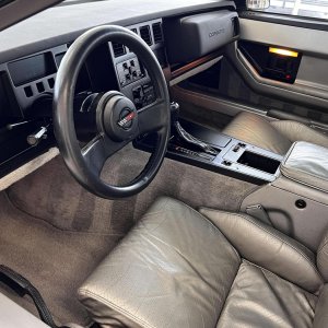 1987 Corvette in Medium Gray Metallic and Black Two-Tone