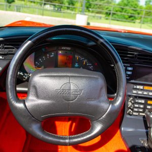 1994 Corvette Convertible in Torch Red