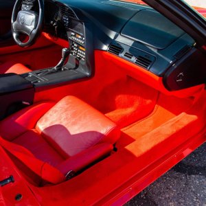 1994 Corvette Convertible in Torch Red