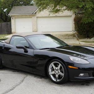 2007 Corvette Convertible in Black