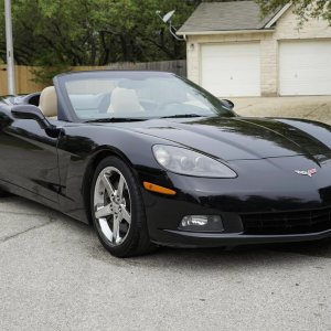 2007 Corvette Convertible in Black