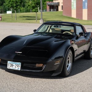 1980 Corvette in Black