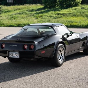 1980 Corvette in Black