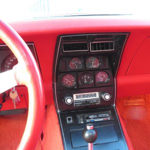 1978 Corvette in Corvette Red