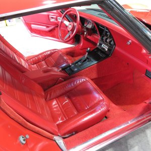 1978 Corvette in Corvette Red