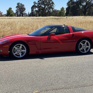 2005 Corvette in Victory Red