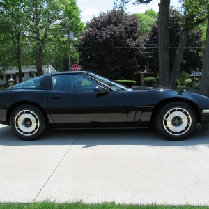 1985 Corvette in Black