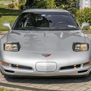 2001 Corvette Coupe in Quicksilver Metallic