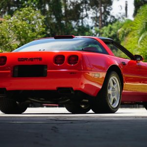 1995 Corvette ZR-1 in Torch Red