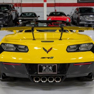 2019 Corvette ZR1 Convertible 3ZR ZTK in Corvette Racing Yellow