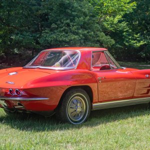 1964 Corvette Convertible in Riverside Red