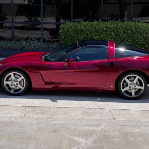 2007 Corvette Coupe in Monterey Red