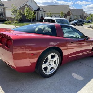 1998 Corvette Coupe in Carmine Red Metallic