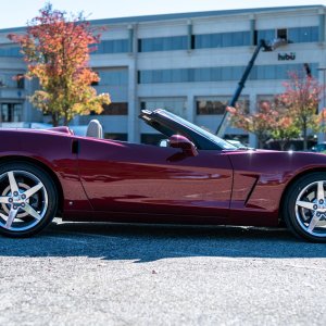 2006 Corvette Convertible in Monterey Red Metallic