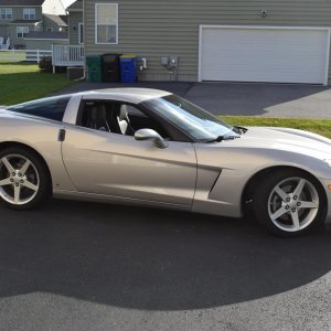 2007 Corvette Coupe in Machine Silver Metallic