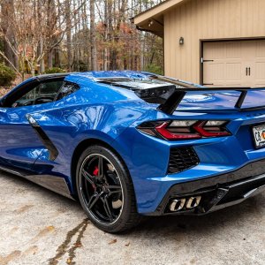 2020 Corvette Stingray Coupe in Elkhart Lake Blue Metallic