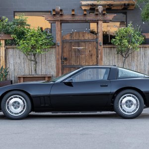 1987 Corvette Coupe in Black