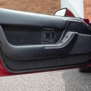 1991 Corvette Coupe in Dark Red Metallic