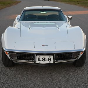 1971 Corvette LS6 Coupe in Classic White