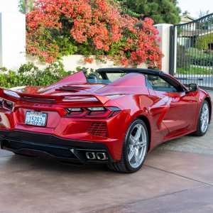 2023 Corvette Stingray Convertible in Red Mist Metallic