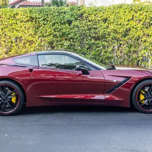 2017 Corvette Stingray Coupe in Long Beach Red Metallic