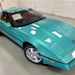 1990 Corvette ZR-1 in Turquoise Metallic
