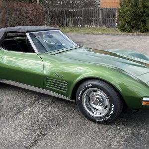 1972 Corvette Convertible - Elkhart Green