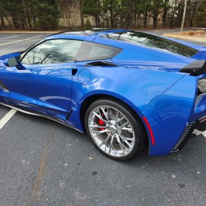 2019 Corvette Z06 Coupe in Elkhart Lake Blue Metallic