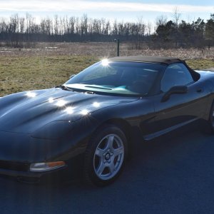 1999 Corvette Convertible in Black