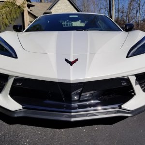 2023 Corvette Stingray 70th Anniversary Convertible in White Pearl Metallic