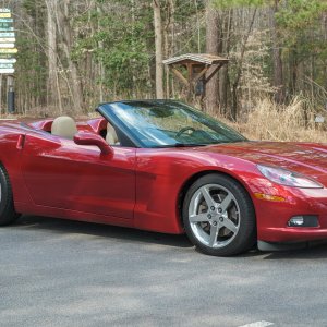 2005 Corvette Convertible in Magnetic Red Metallic